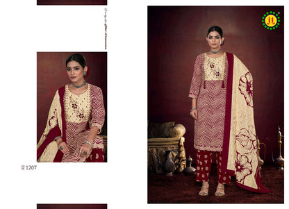 Aakansha Vol 12 Jt Lawn Cotton Karachi Salwar Suits Wholesaler Gujarat