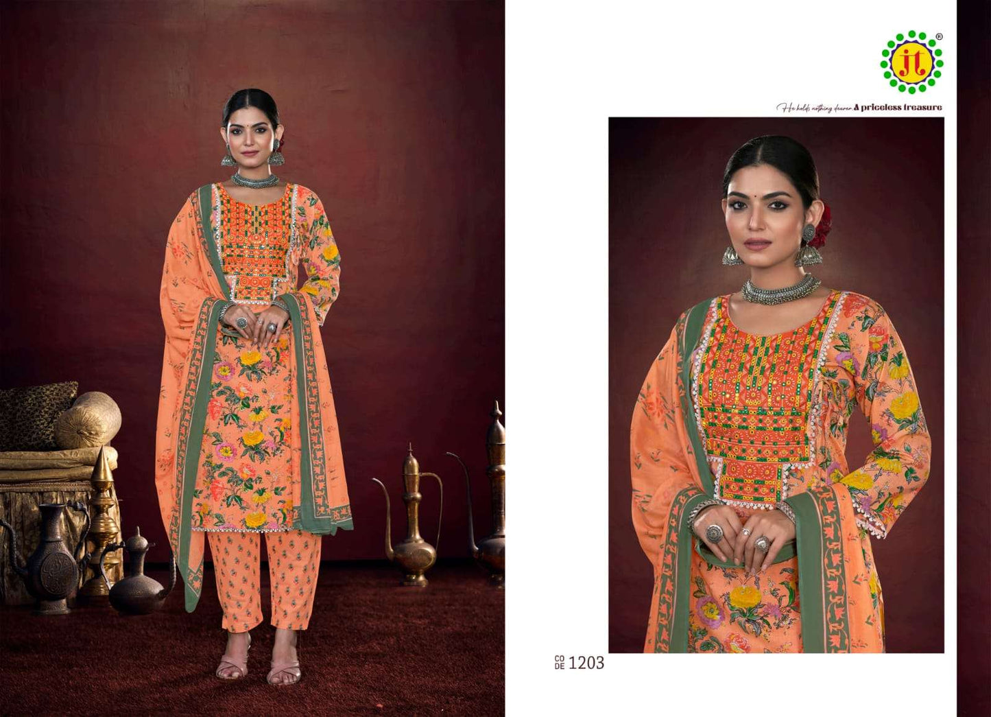 Aakansha Vol 12 Jt Lawn Cotton Karachi Salwar Suits Wholesaler Gujarat