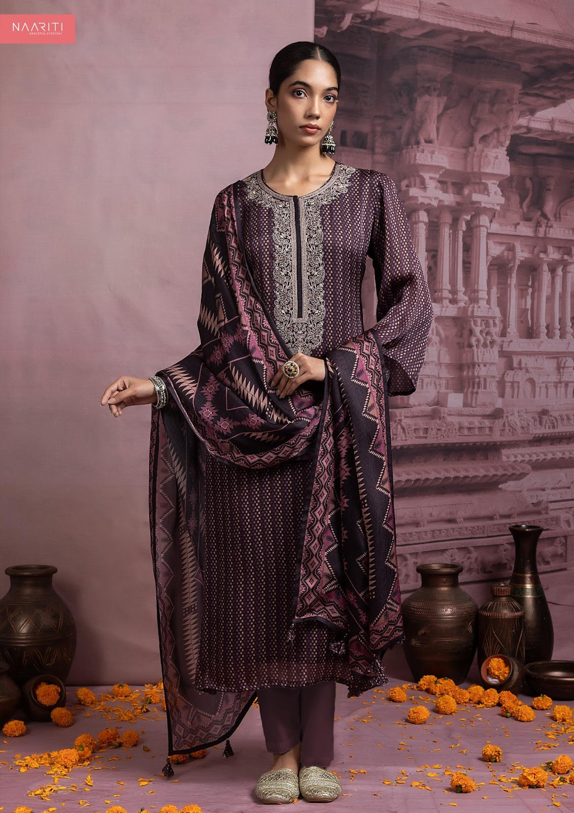 Aakif Naariti Organza Pant Style Suits Supplier Gujarat