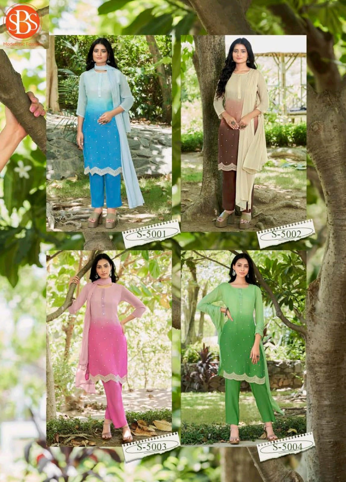 Aakriti Sbs Georgette Readymade Pant Style Suits Wholesale
