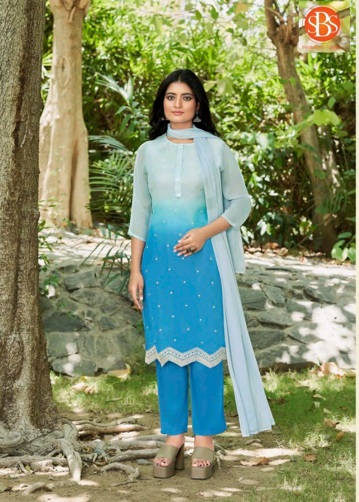 Aakriti Sbs Georgette Readymade Pant Style Suits Wholesale