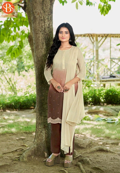 Aakriti Sbs Georgette Readymade Pant Style Suits Wholesale