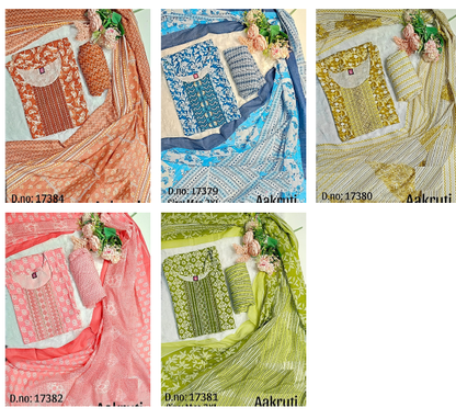 Aakruti Jnx Rayon Readymade Pant Style Suits Exporter India
