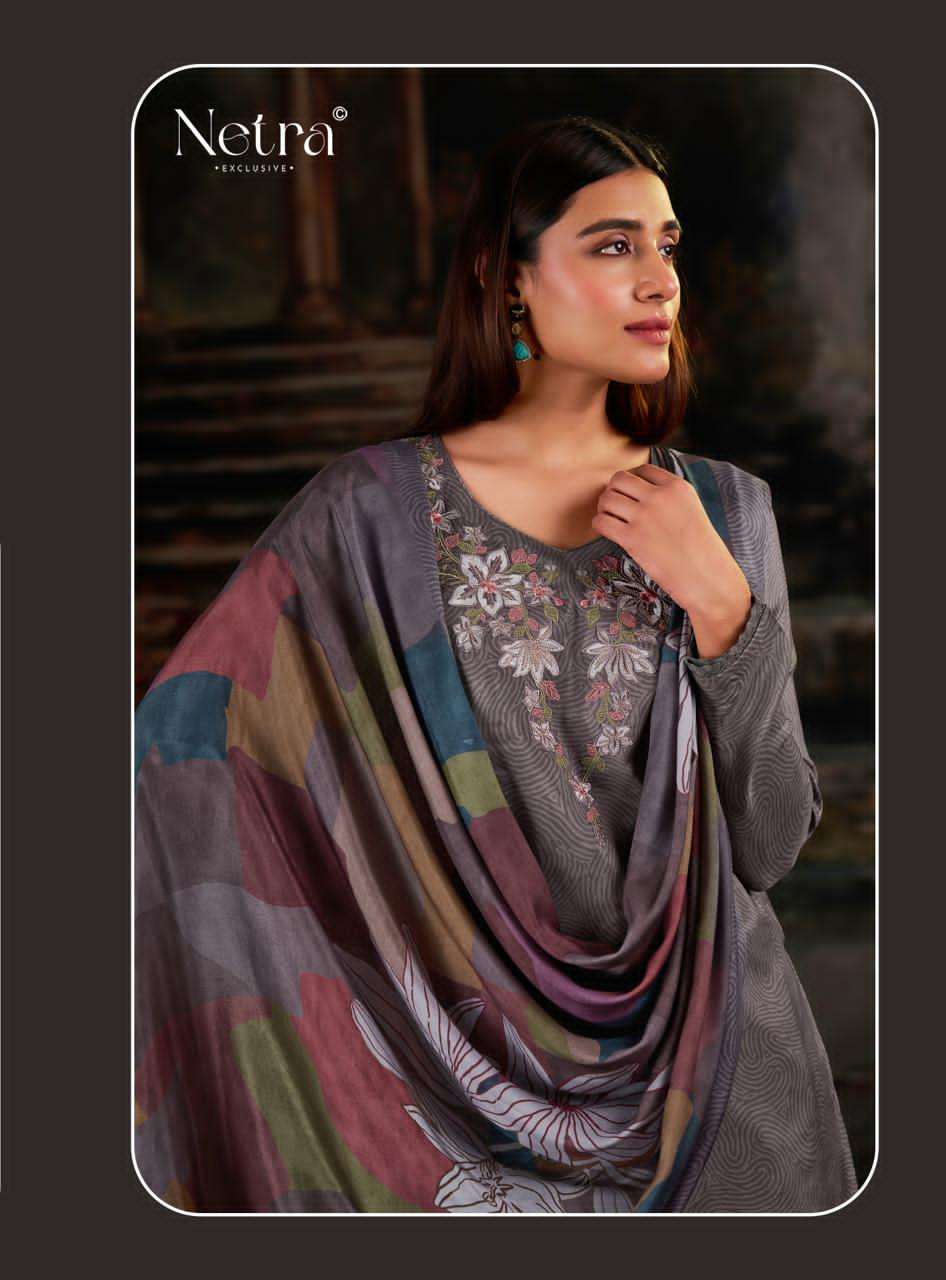 Aakruti Netra Muslin Plazzo Style Suits Exporter Ahmedabad