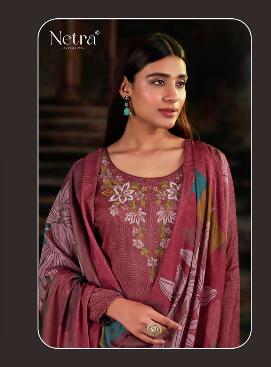 Aakruti Netra Muslin Plazzo Style Suits Exporter Ahmedabad