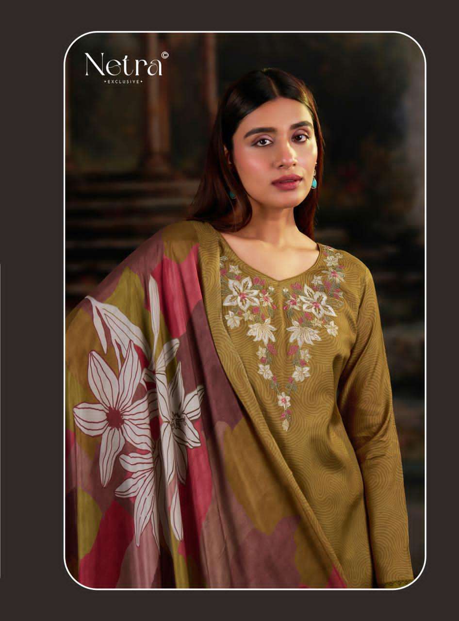 Aakruti Netra Muslin Plazzo Style Suits Exporter Ahmedabad