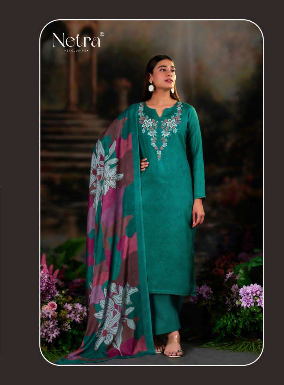 Aakruti Netra Muslin Plazzo Style Suits Exporter Ahmedabad