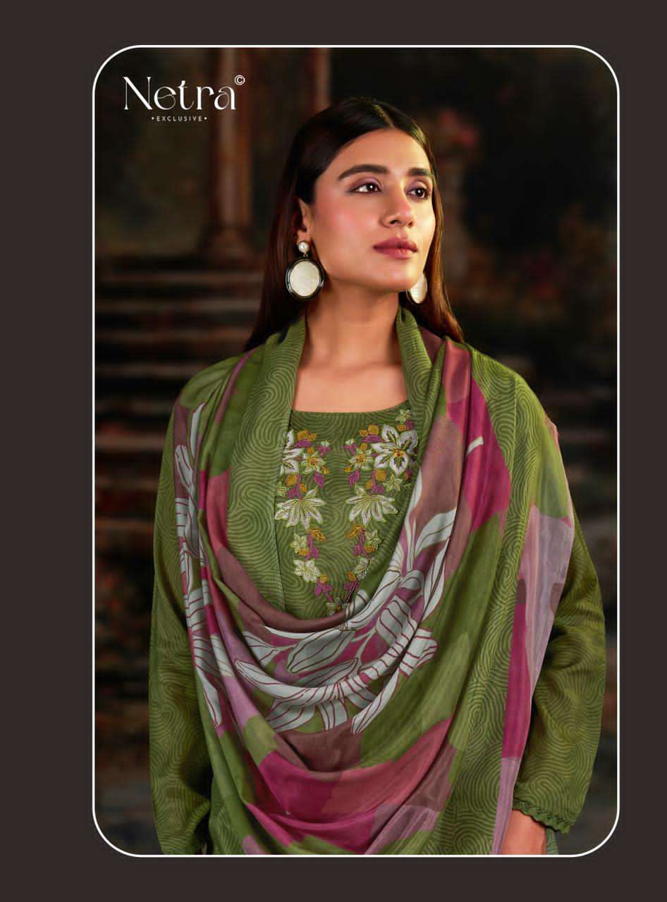 Aakruti Netra Muslin Plazzo Style Suits Exporter Ahmedabad