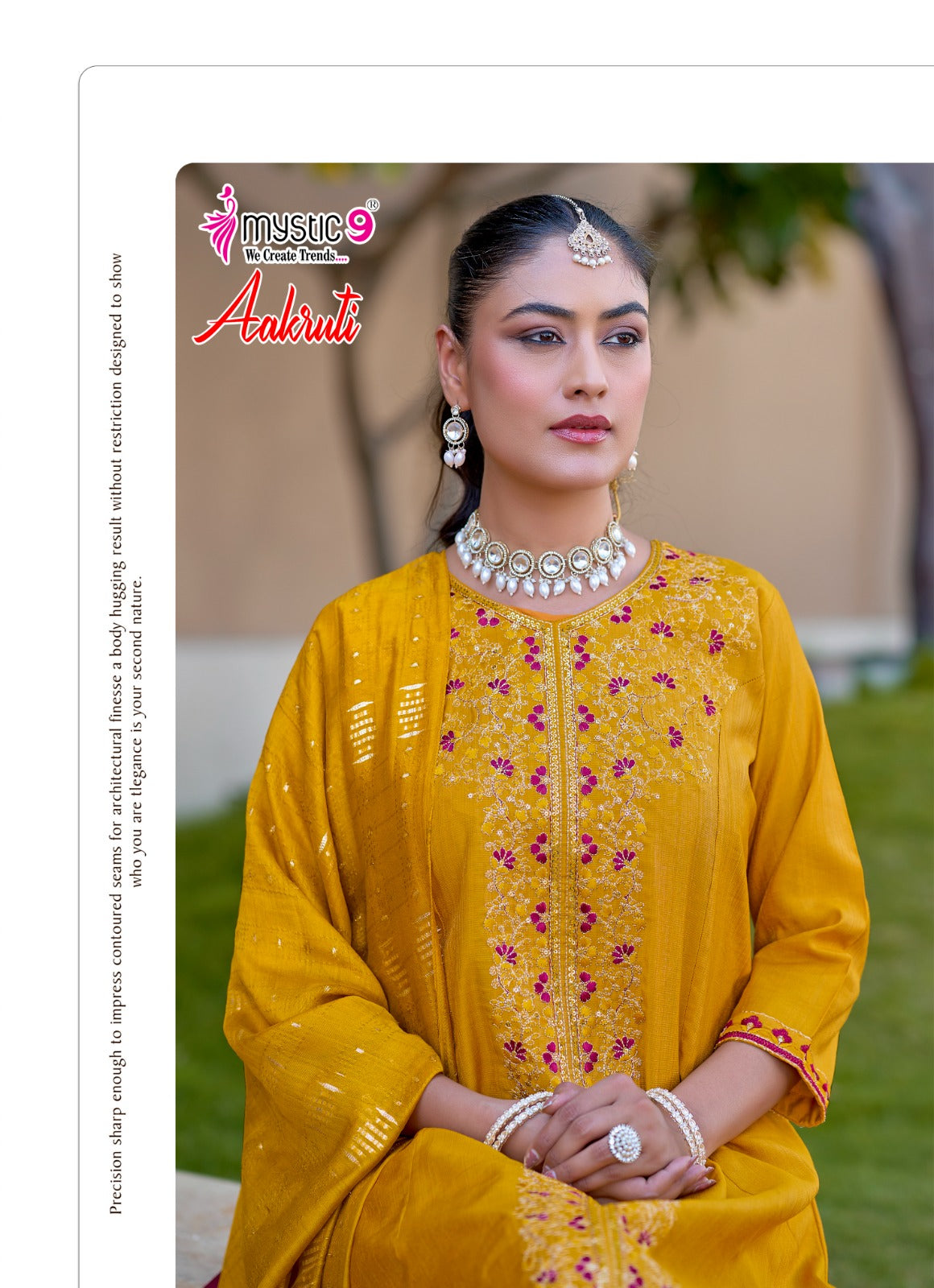 Aakruti Vol 1 Mystic 9 Vertican Readymade Anarkali Suits Wholesale Rate