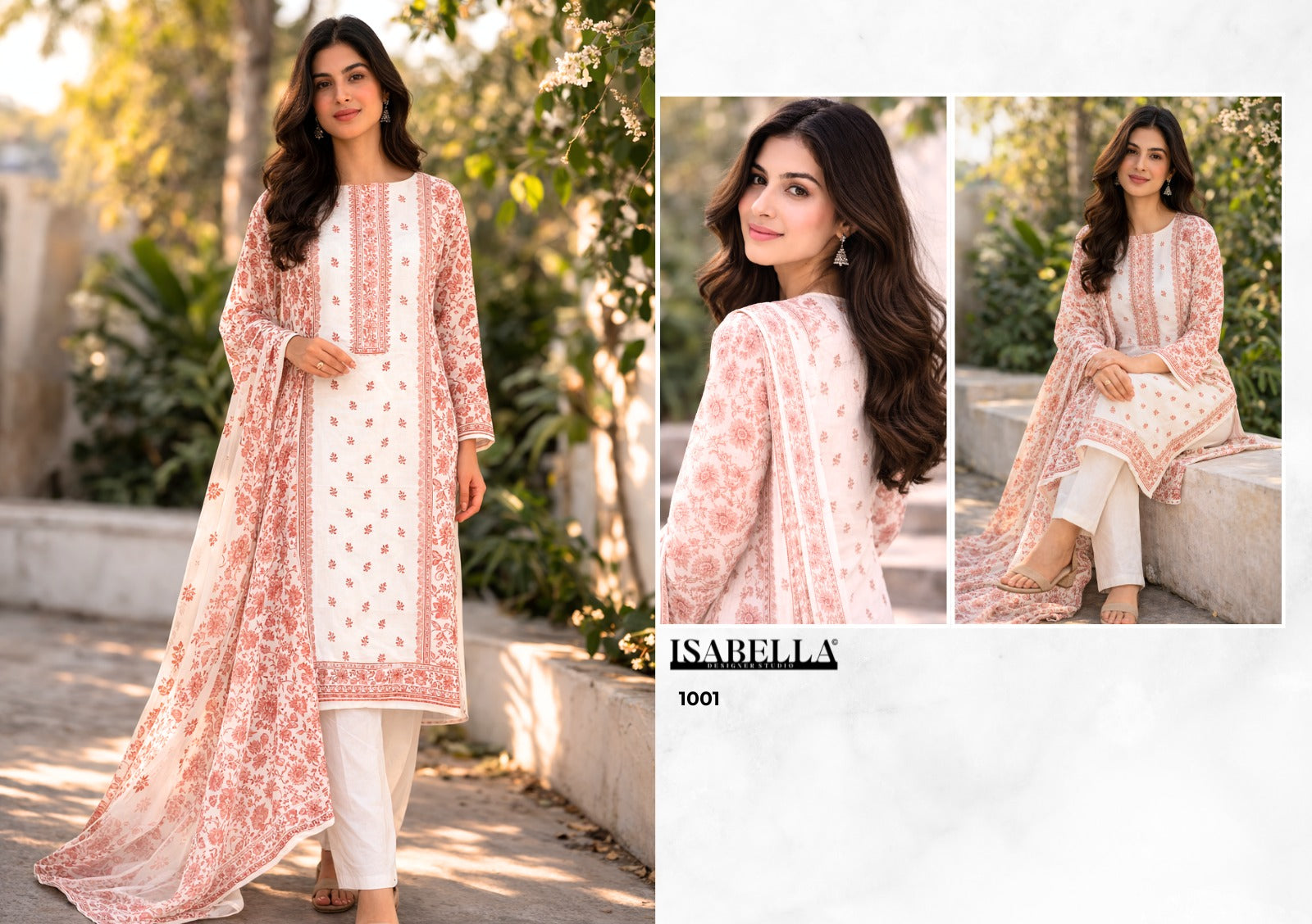 Aakshi Yesfab Isabella Cambric Pant Style Suits Manufacturer India