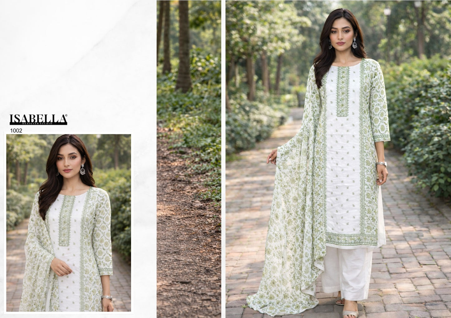 Aakshi Yesfab Isabella Cambric Pant Style Suits Manufacturer India