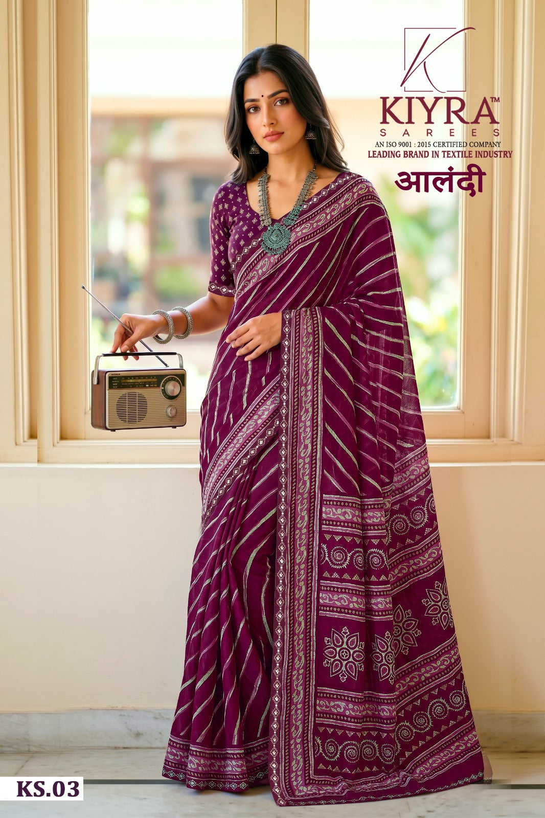 Aalandi Kiyra Moss Sarees Wholesale