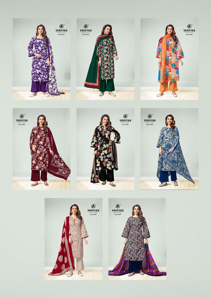 Aalia Afreen Premium Lawn Collection Deeptex Prints Cotton Karachi Salwar Suits Manufacturer Gujarat