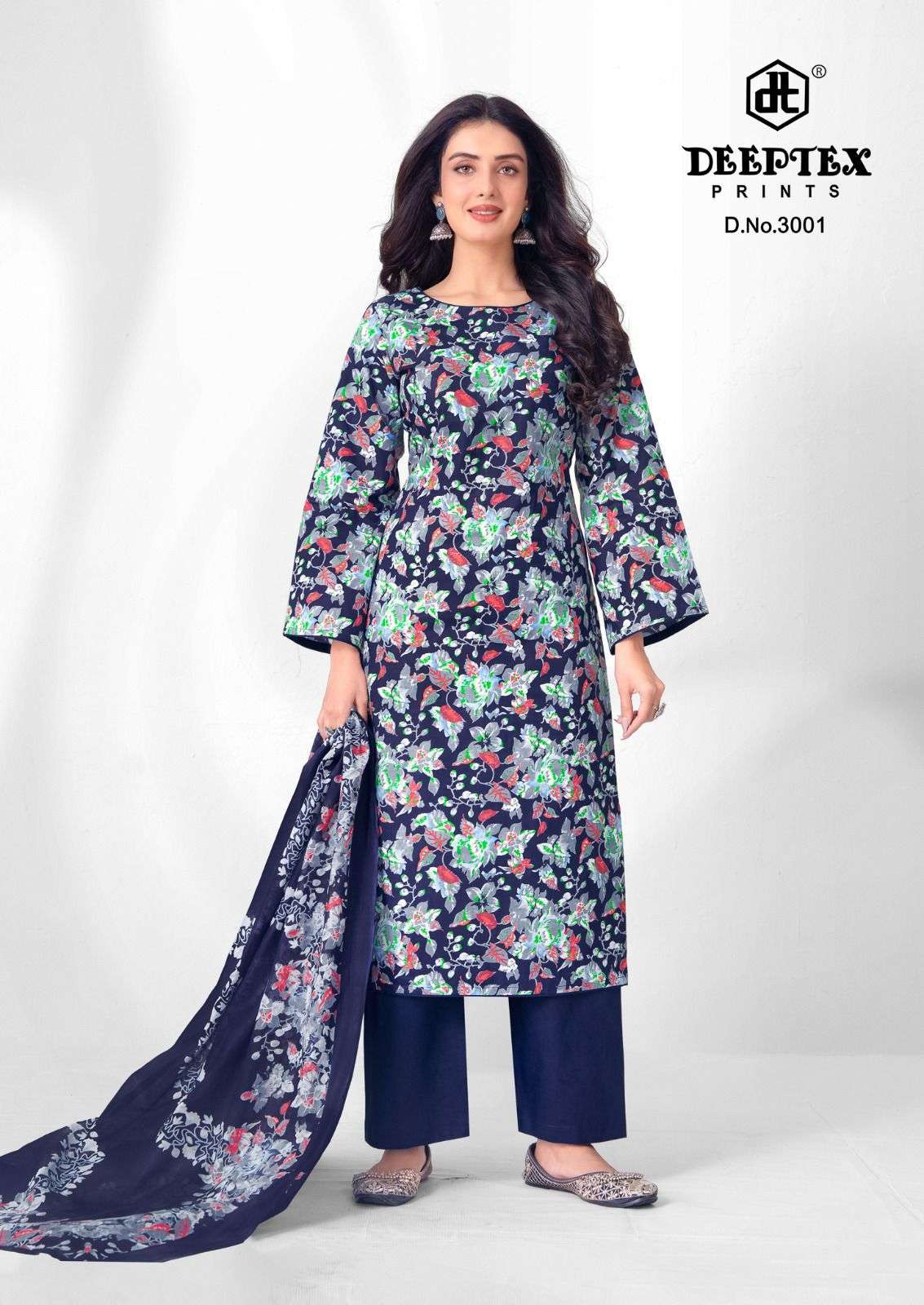 Aalia Afreen Vol 3 Premium Lawn Collection Deeptex Prints Cotton Karachi Readymade Suits Supplier Ahmedabad