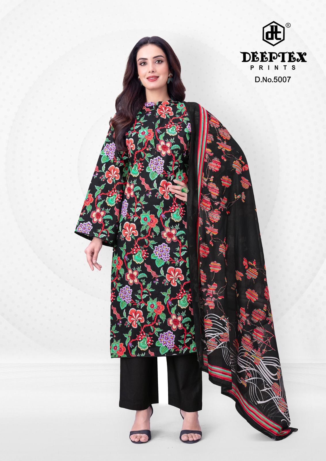 Aalia Afreen Vol 5 Deeptex Prints Cotton Karachi Readymade Suits Manufacturer