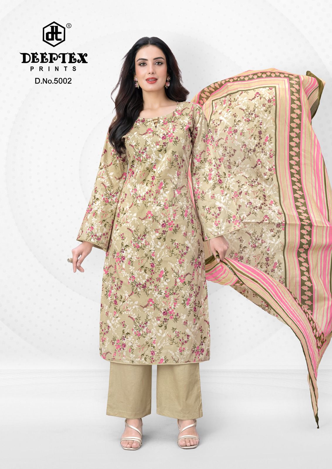 Aalia Afreen Vol 5 Deeptex Prints Cotton Karachi Readymade Suits Manufacturer