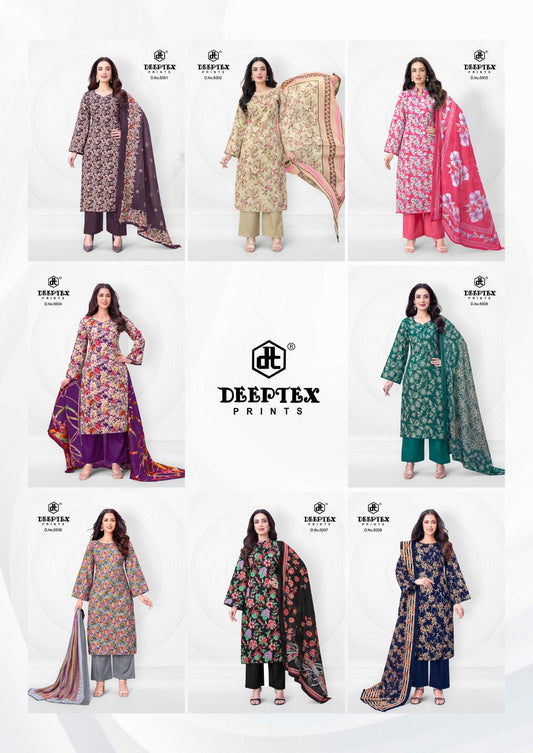 Aalia Afreen Vol 5 Deeptex Prints Lawn Cotton Karachi Salwar Suits Manufacturer India