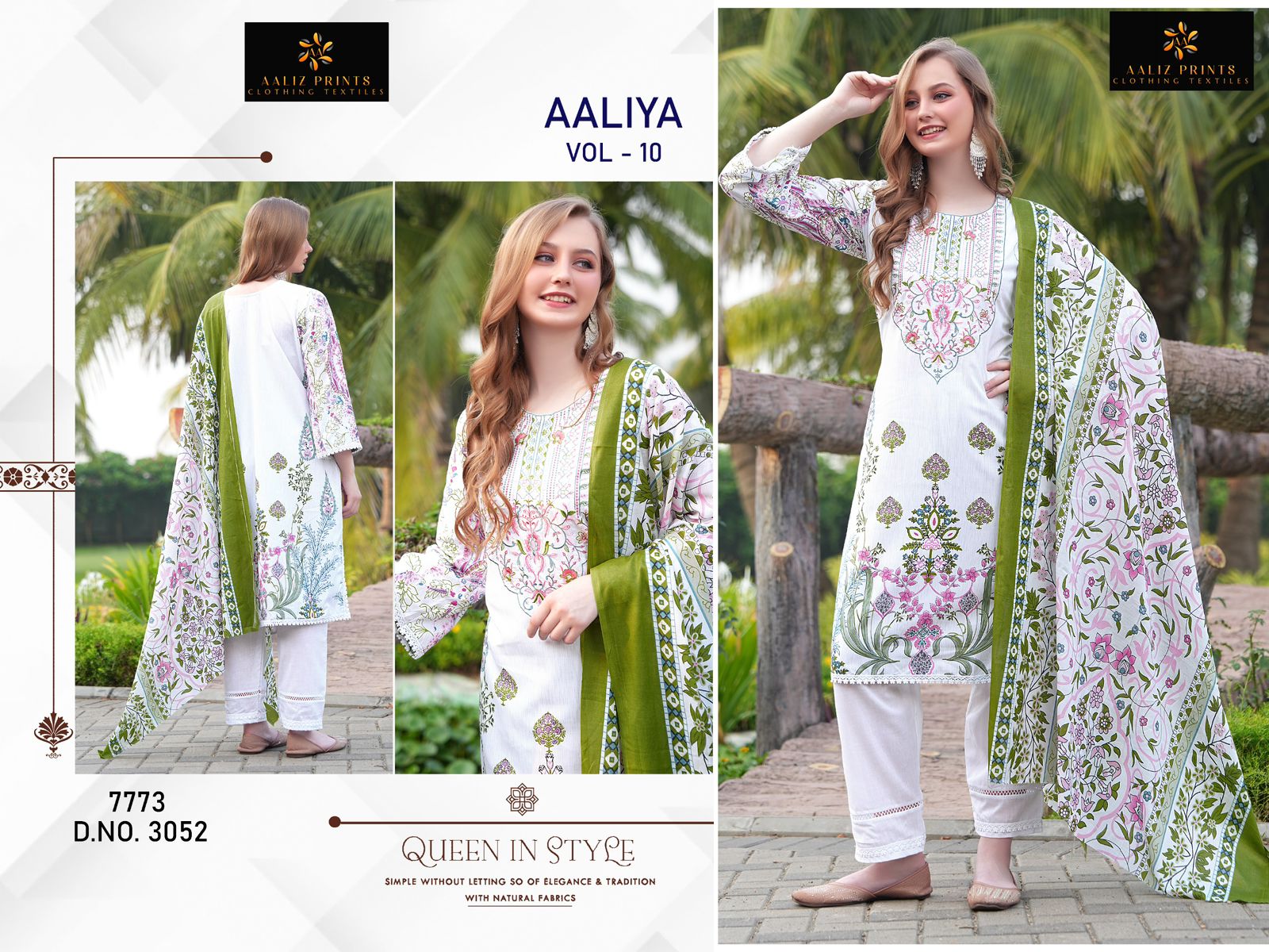 Aaliya Vol 10 Aaliz Prints Cotton Karachi Salwar Suits Manufacturer