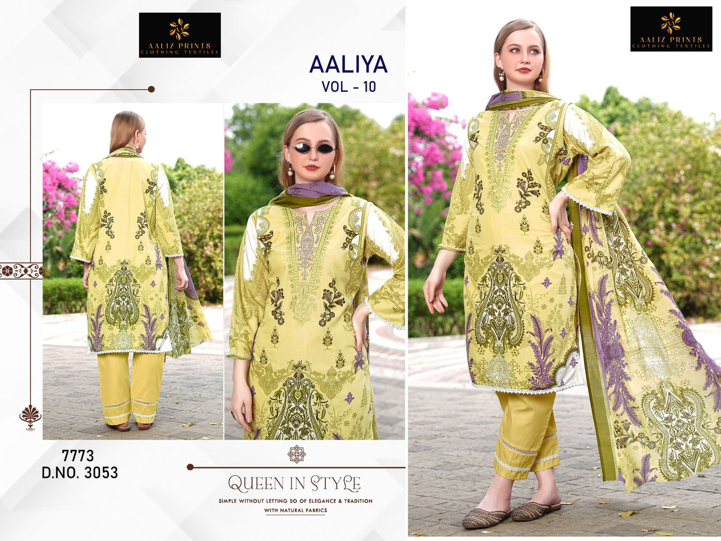 Aaliya Vol 10 Aaliz Prints Cotton Karachi Salwar Suits Manufacturer