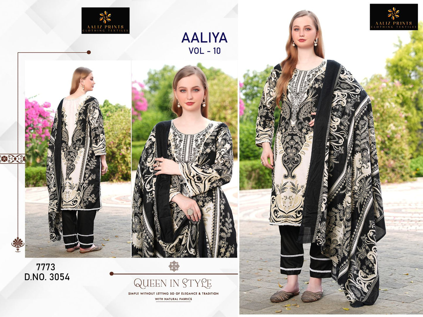 Aaliya Vol 10 Aaliz Prints Cotton Karachi Salwar Suits Manufacturer