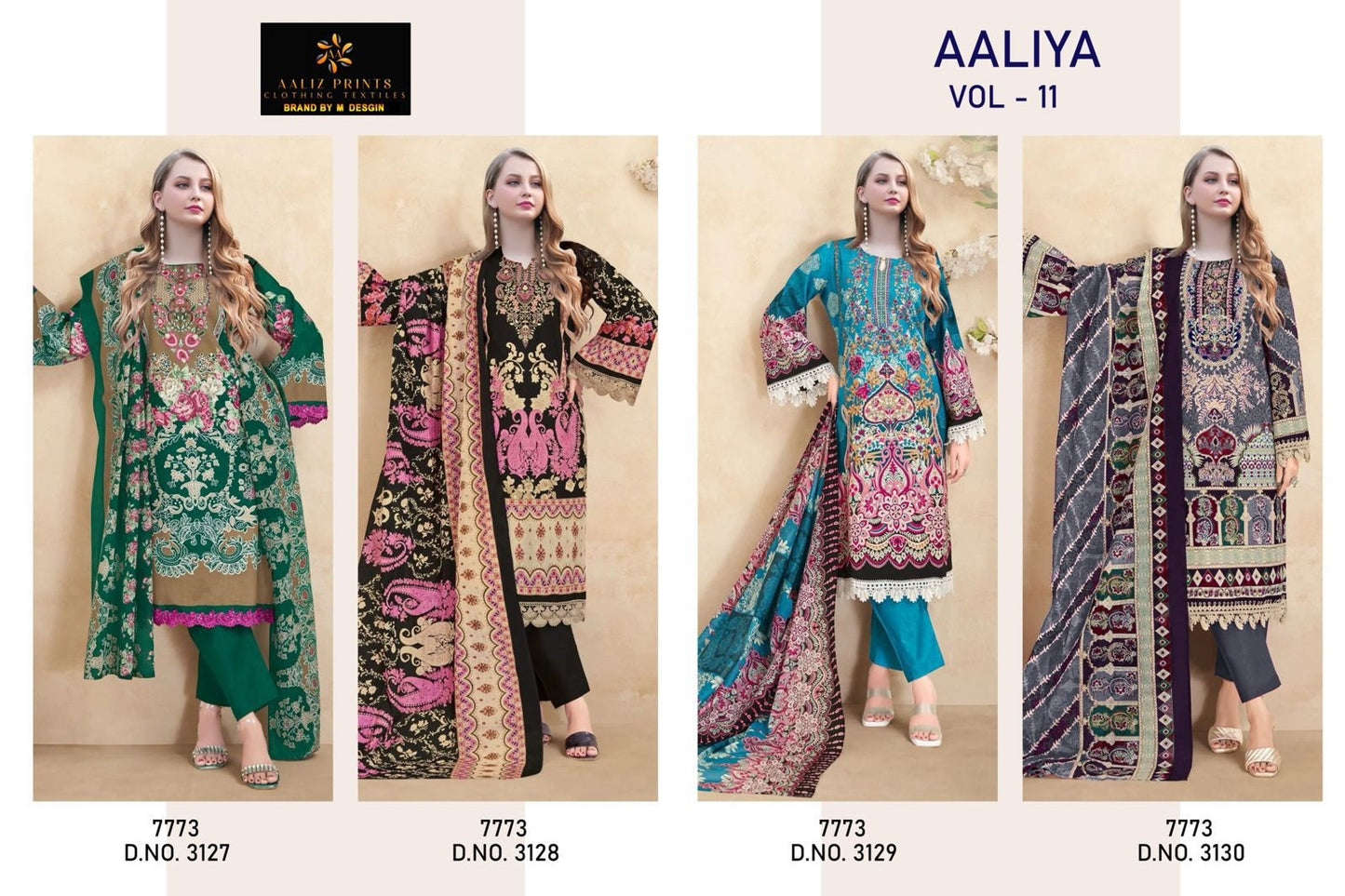 Aaliya Vol 11 Aaliz Prints Cotton Karachi Salwar Suits Wholesale