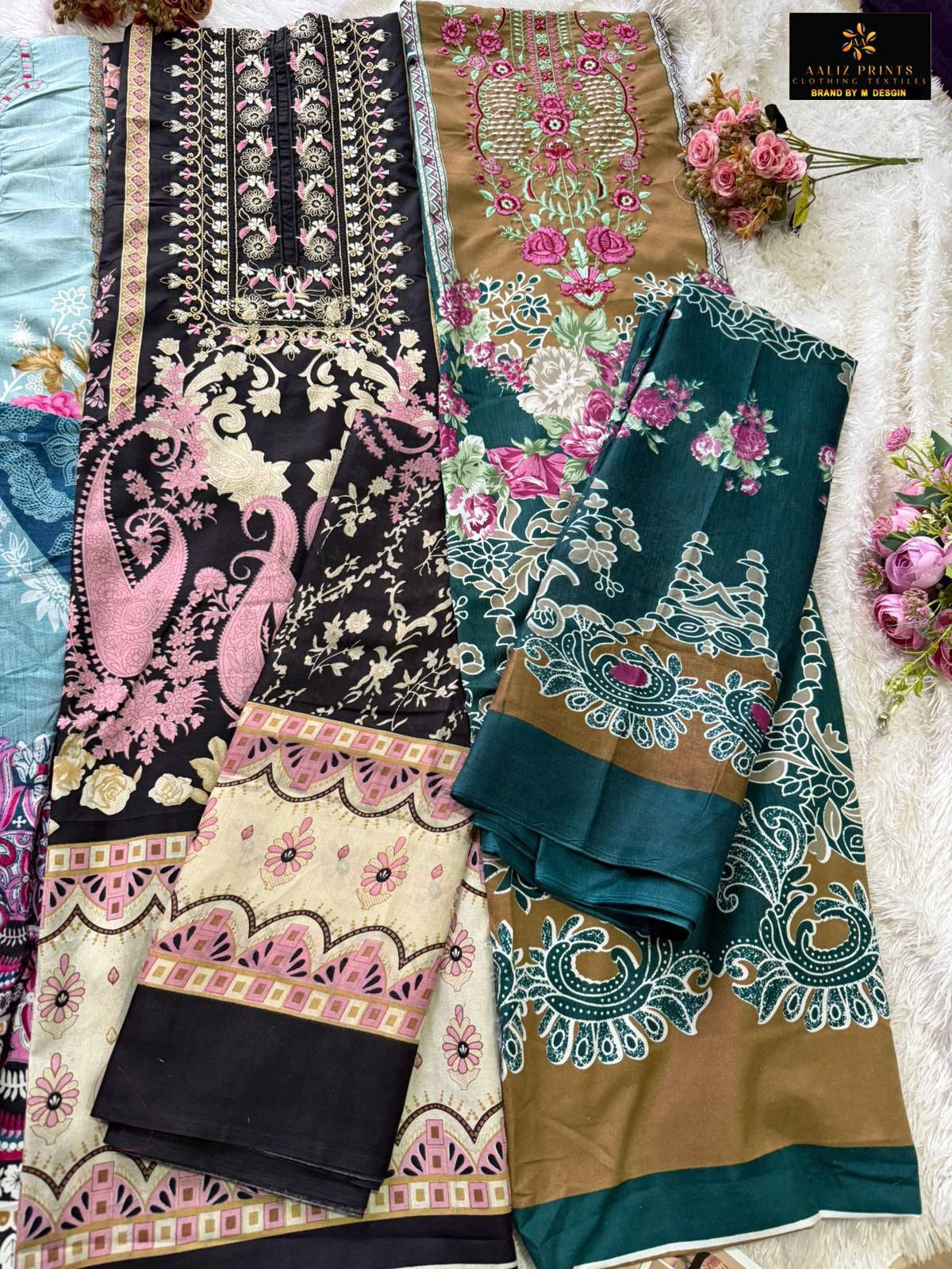 Aaliya Vol 11 Aaliz Prints Cotton Karachi Salwar Suits Wholesale