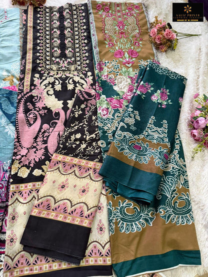 Aaliya Vol 11 Aaliz Prints Cotton Karachi Salwar Suits Wholesale