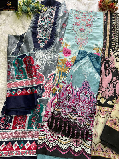 Aaliya Vol 11 Aaliz Prints Cotton Karachi Salwar Suits Wholesale