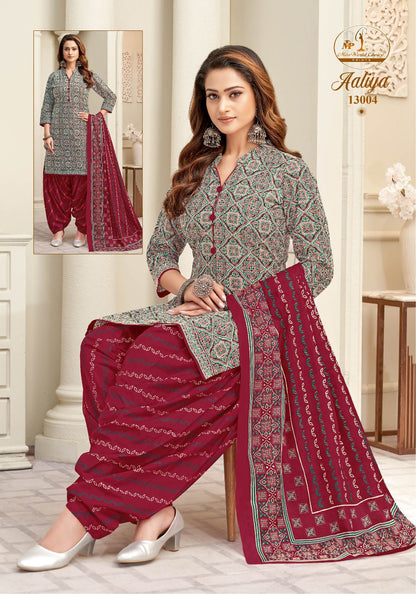 Aaliya Vol 13 Miss World Choice Readymade Cotton Patiyala Suits Supplier Ahmedabad