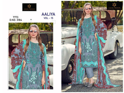 Aaliya Vol 15 Aaliz Prints Cotton Karachi Salwar Suits Supplier