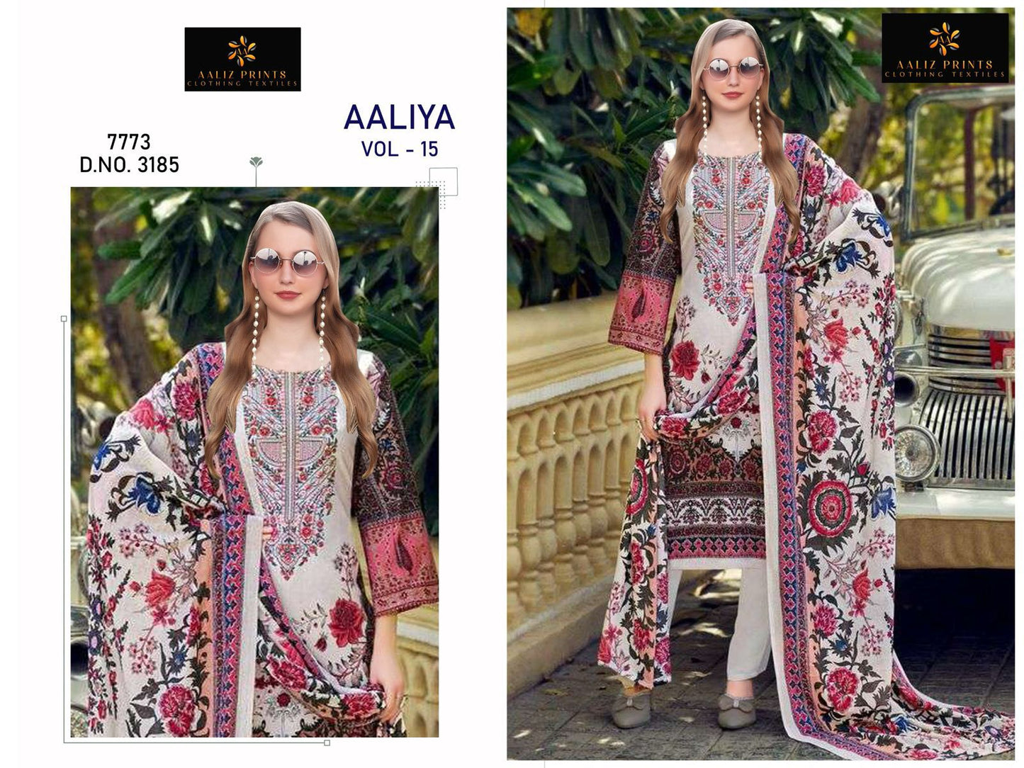 Aaliya Vol 15 Aaliz Prints Cotton Karachi Salwar Suits Supplier