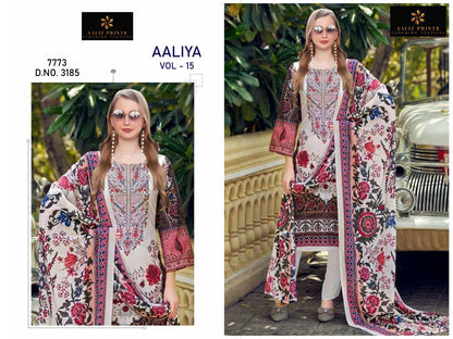 Aaliya Vol 15 Aaliz Prints Cotton Karachi Salwar Suits Supplier