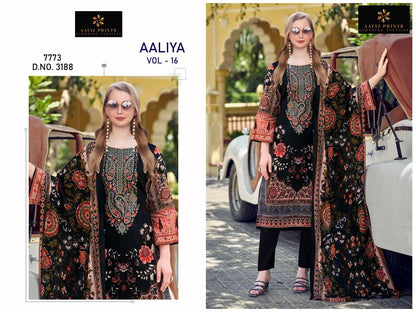 Aaliya Vol 16 Aaliz Prints Cotton Karachi Salwar Suits Exporter