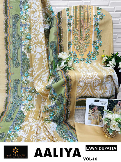 Aaliya Vol 16 Aaliz Prints Cotton Karachi Salwar Suits Exporter