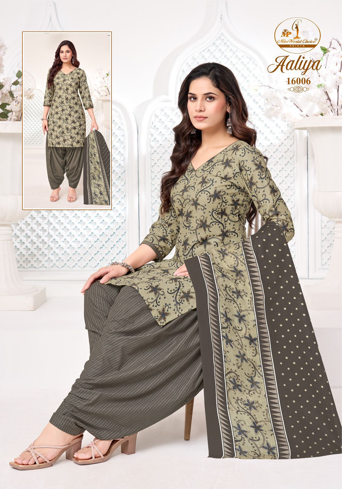 Aaliya Vol 16 Miss World Choice Readymade Cotton Patiyala Suits Exporter India