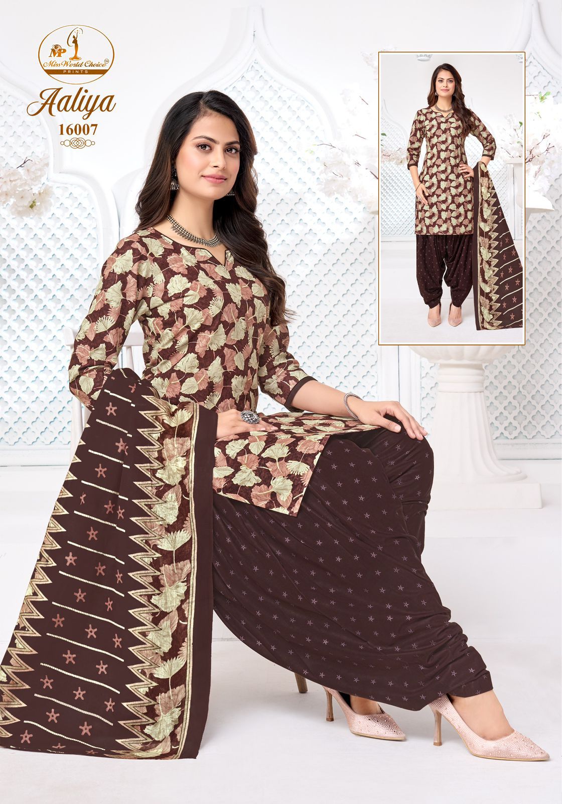 Aaliya Vol 16 Miss World Choice Readymade Cotton Patiyala Suits Exporter India