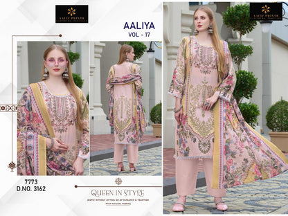 Aaliya Vol 17 Aaliz Prints Cotton Karachi Salwar Suits Manufacturer Ahmedabad