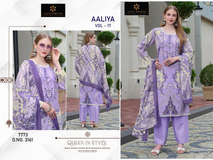 Aaliya Vol 17 Aaliz Prints Cotton Karachi Salwar Suits Manufacturer Ahmedabad