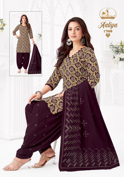 Aaliya Vol 17 Miss World Choice Readymade Cotton Patiyala Suits Manufacturer Ahmedabad
