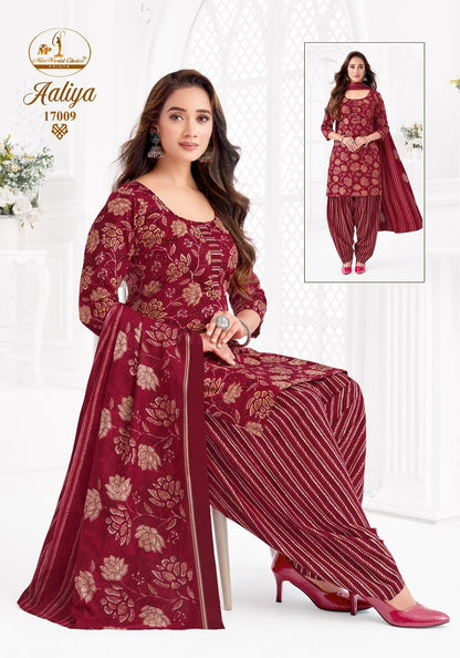 Aaliya Vol 17 Miss World Choice Readymade Cotton Patiyala Suits Manufacturer Ahmedabad