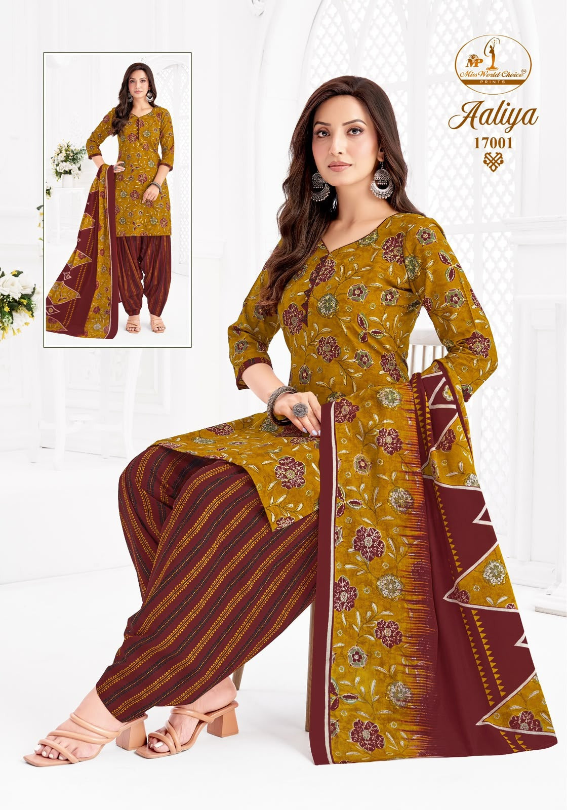 Aaliya Vol 17 Miss World Choice Readymade Cotton Patiyala Suits Manufacturer Ahmedabad
