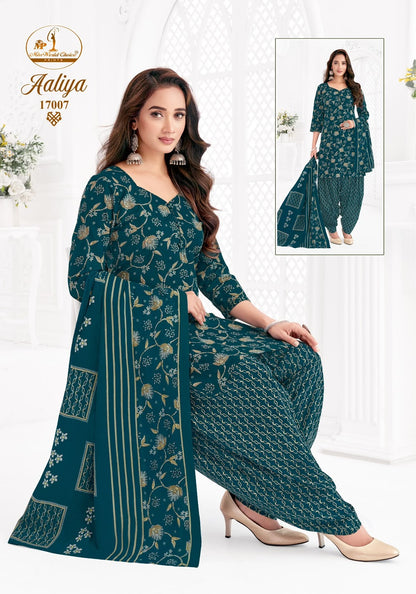 Aaliya Vol 17 Miss World Choice Readymade Cotton Patiyala Suits Manufacturer Ahmedabad