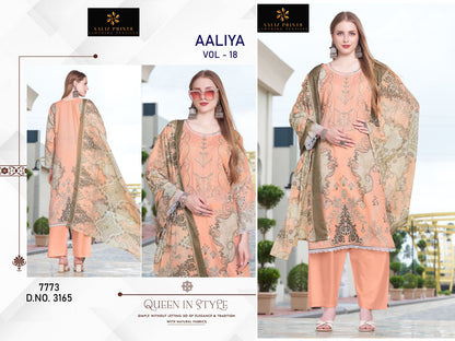 Aaliya Vol 18 Aaliz Prints Cotton Karachi Salwar Suits Wholesale Rate