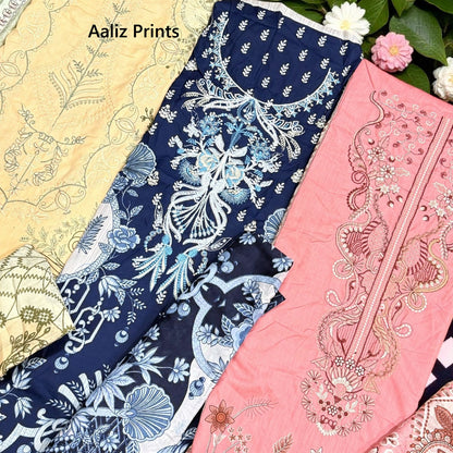 Aaliya Vol 18 Aaliz Prints Cotton Karachi Salwar Suits Wholesale Rate