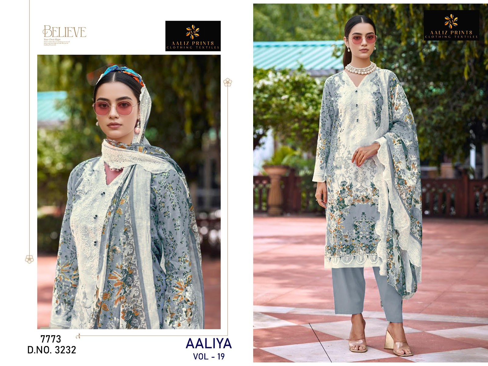 Aaliya Vol 19 Aaliz Prints Cotton Karachi Salwar Suits Wholesale Rate