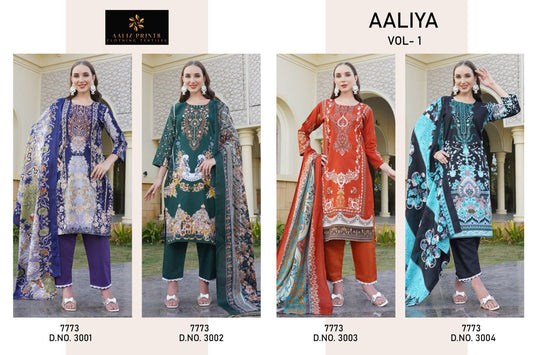 Aaliya Vol 1 Aaliz Prints Cotton Karachi Salwar Suits Exporter