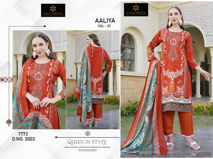 Aaliya Vol 1 Aaliz Prints Cotton Karachi Salwar Suits Exporter
