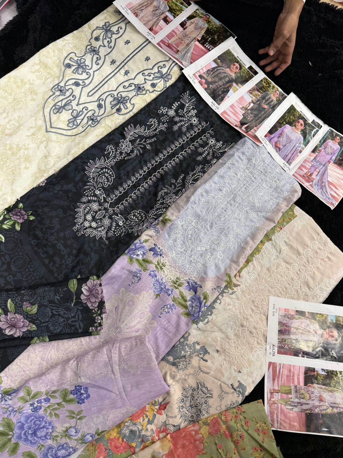 Aaliya Vol 20 Aaliz Prints Cotton Karachi Salwar Suits Wholesaler