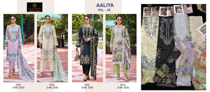 Aaliya Vol 20 Aaliz Prints Cotton Karachi Salwar Suits Wholesaler