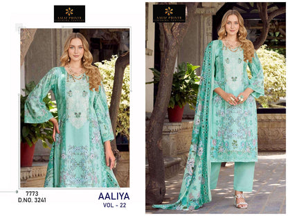 Aaliya Vol 22 Aaliz Prints Cotton Karachi Salwar Suits Manufacturer Ahmedabad
